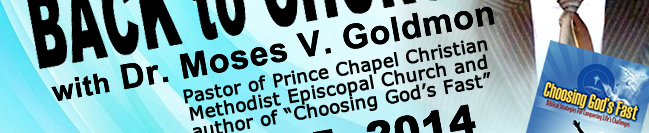 Pastor of Prince Chapel Christian Methodist Episcopal Church and author of Choosing God's Fast