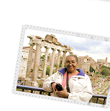 Tourist in Rome, Italy