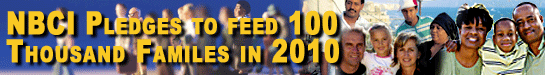 NBCI Pledges to feed 100 Thousand Families in 2010
