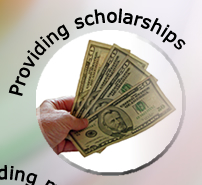 Providing scholarships