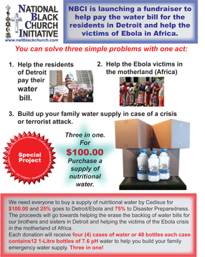 Nutritional Water Information flyer