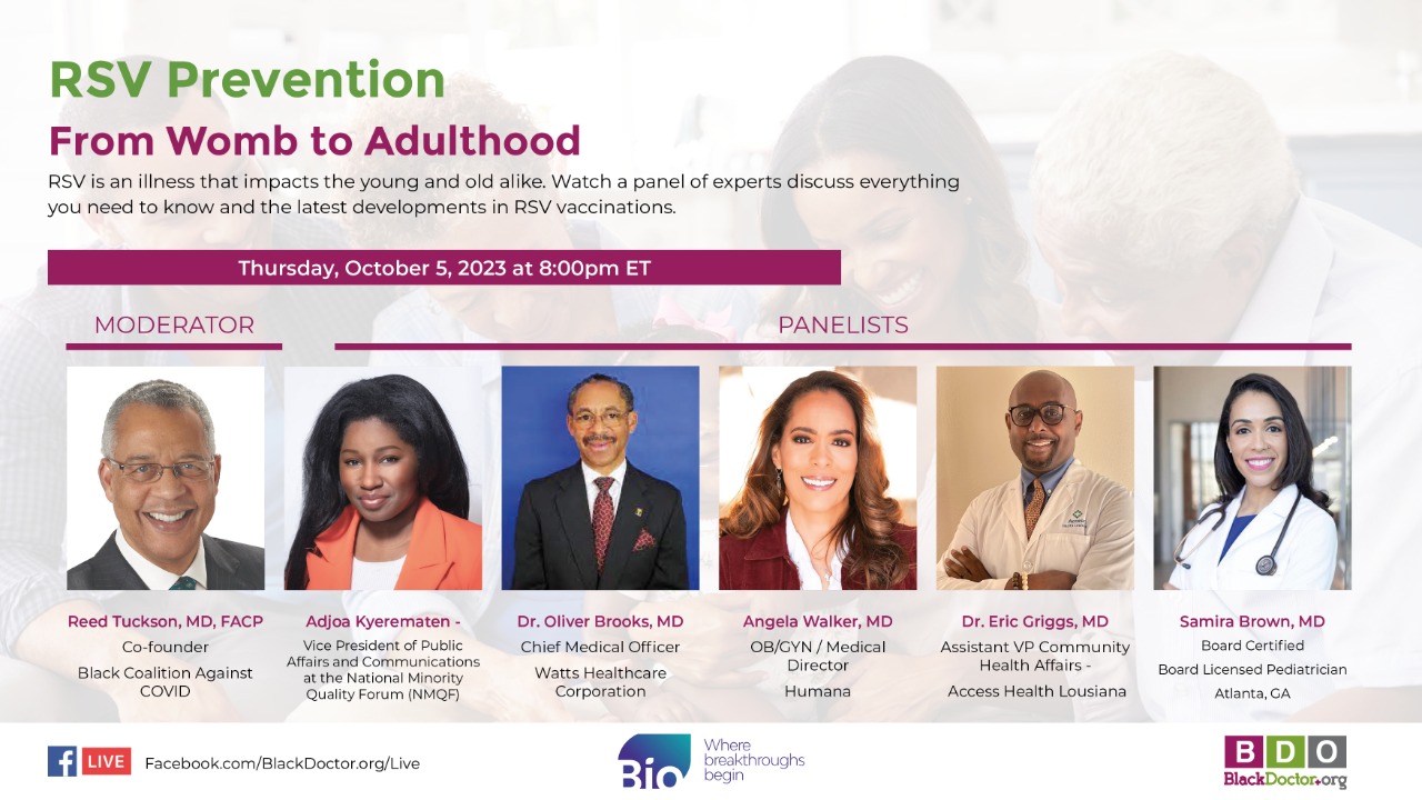 Image of RSV Prevention: From Womb to Adulthood panelists