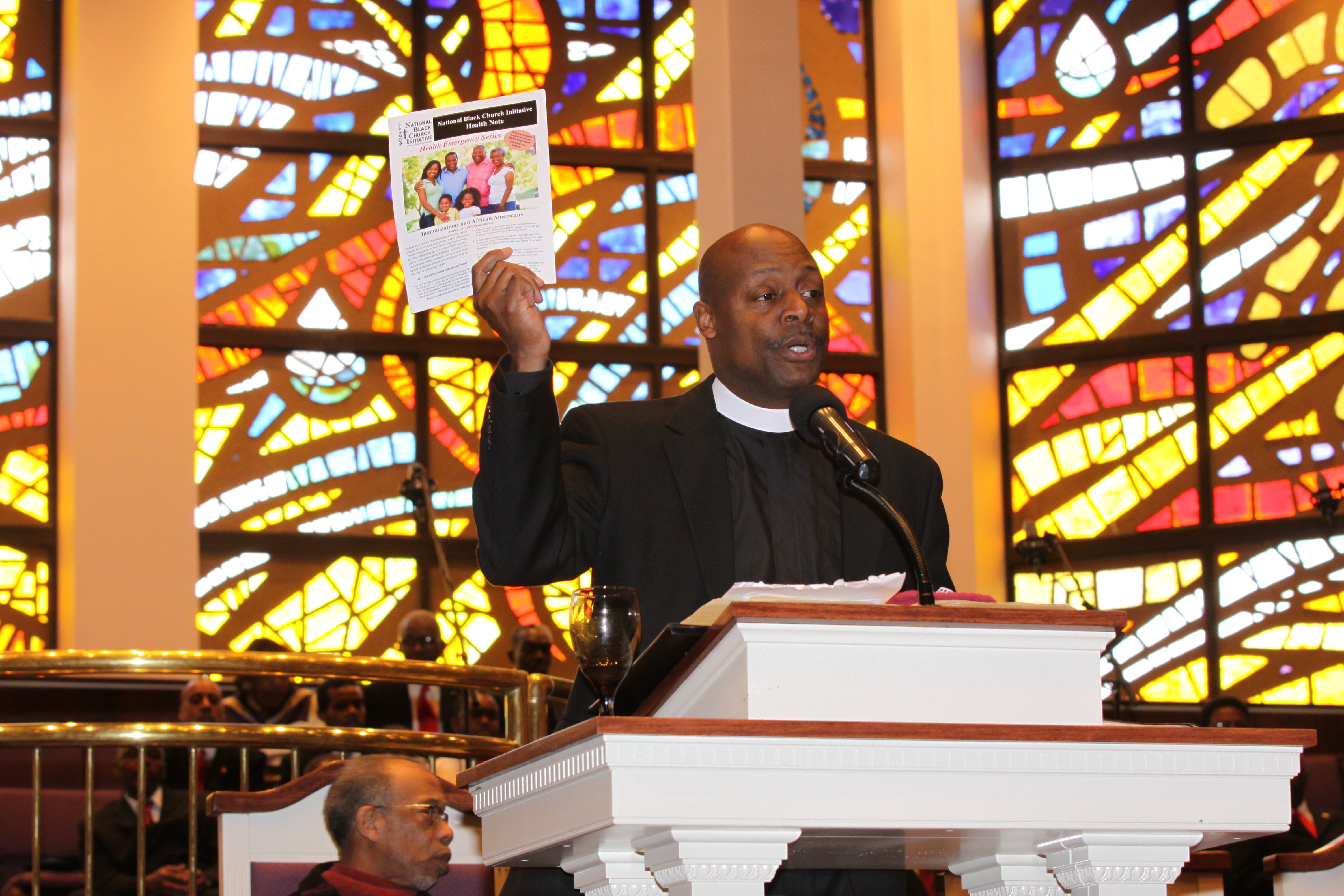 Rev Evans holding NBCI health note