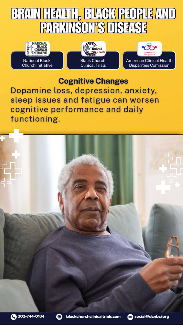 Dopamine loss, depression, anxiety, sleep issues and fatigue can worsen cognitive performance and daily functioning