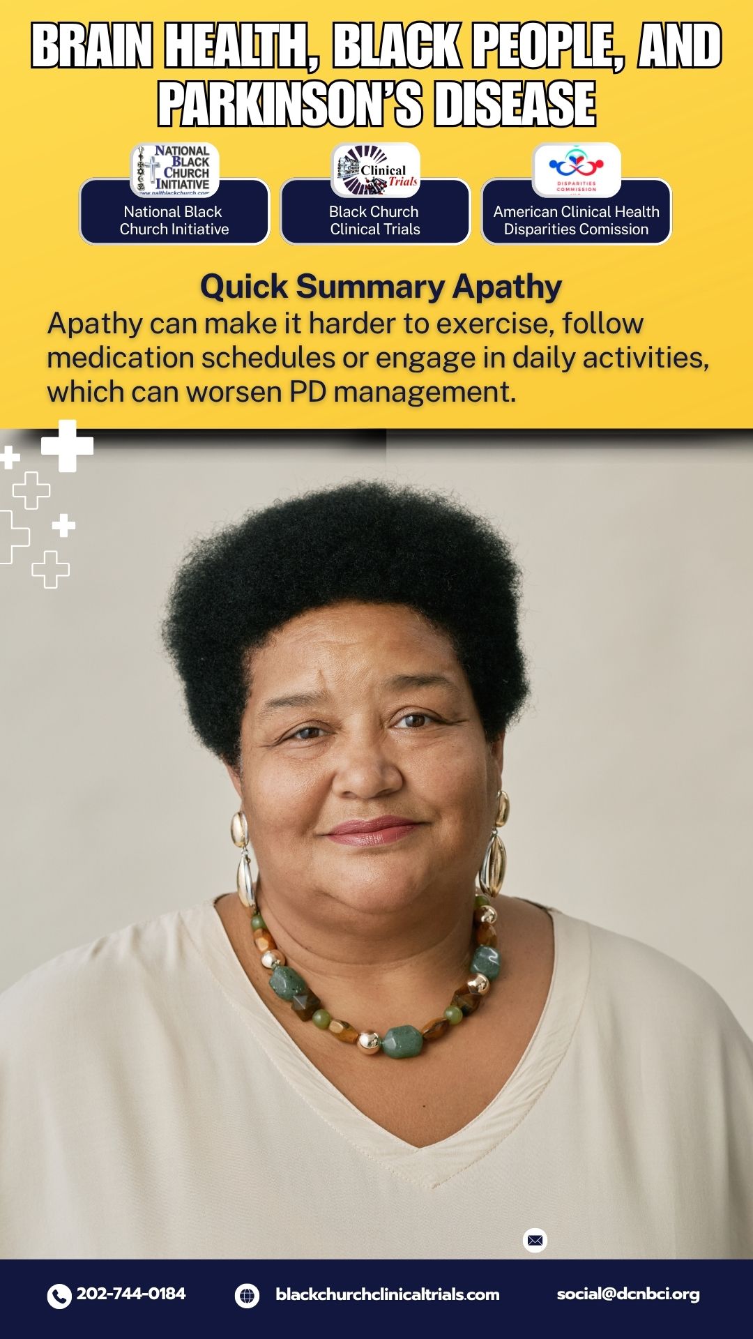 Apathy can make it harder to exercise, follow medication schedules or engage in daily activities which can worsen PD management