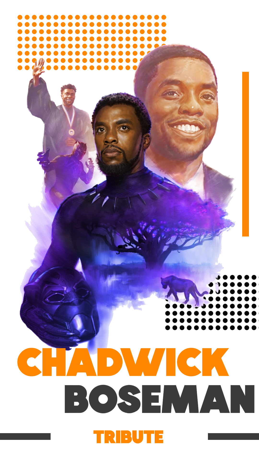 Chadwick Boseman by Ryan Meinerding
