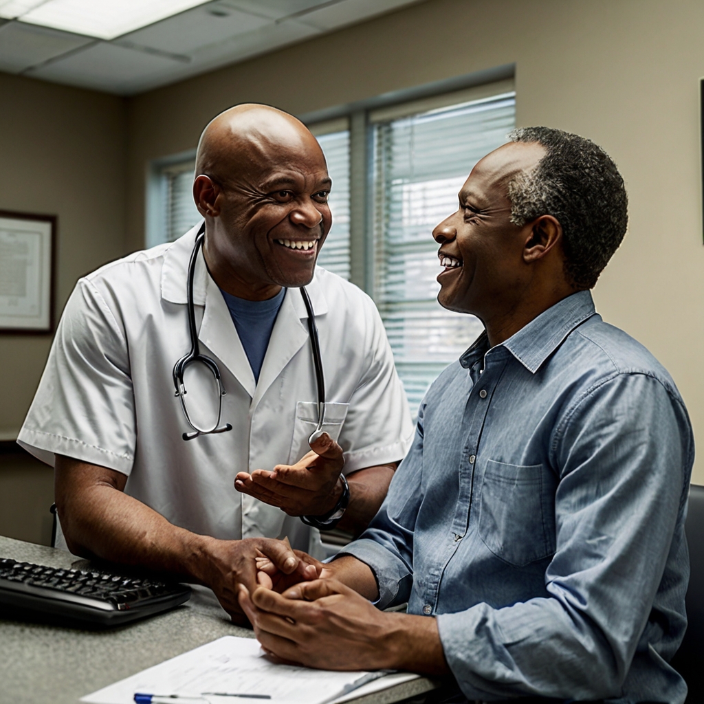 Image of doctor with patient - WJ