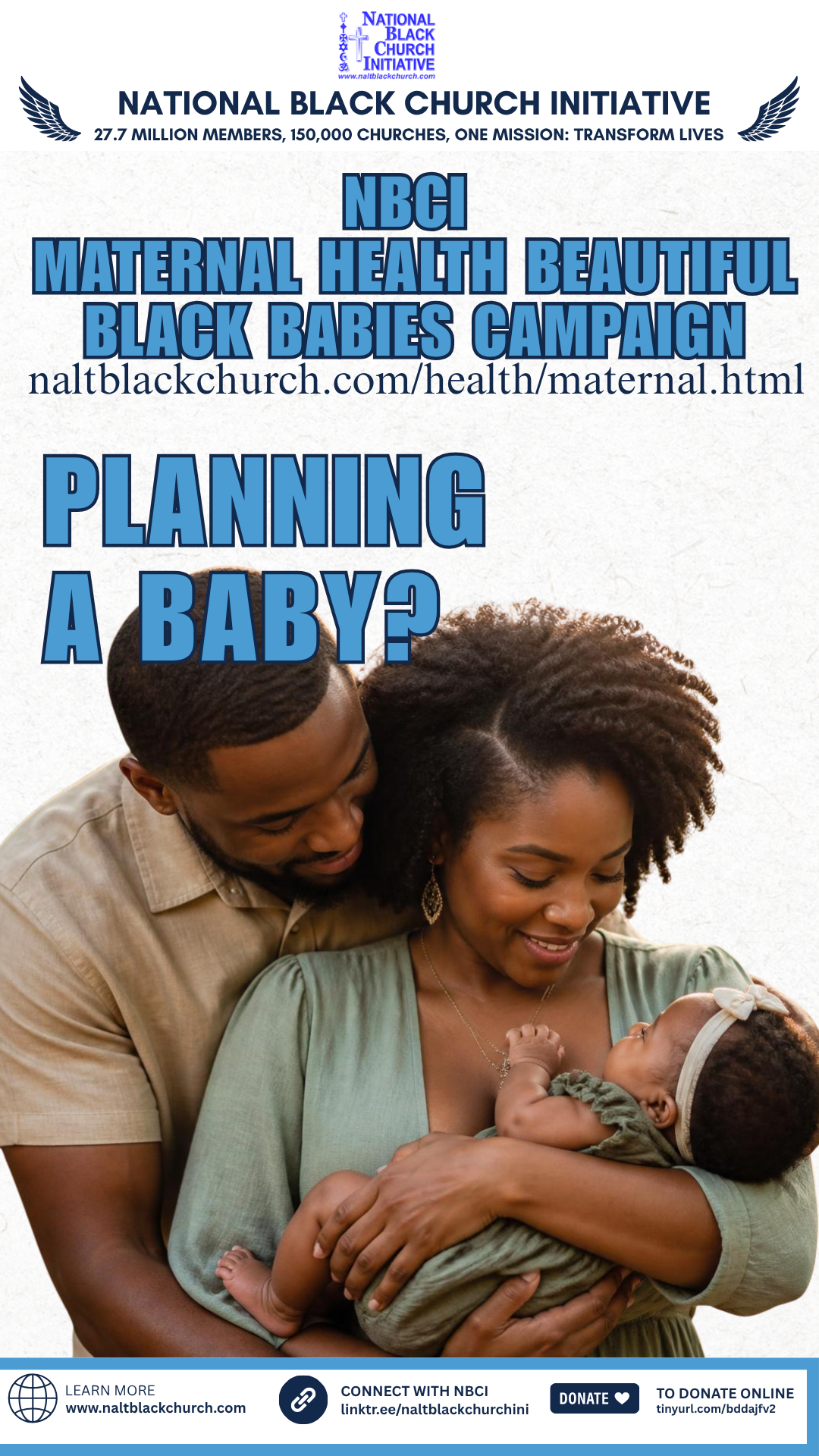NBCI Maternal Health Beautiful Black Babies Campaign | Planning a baby?