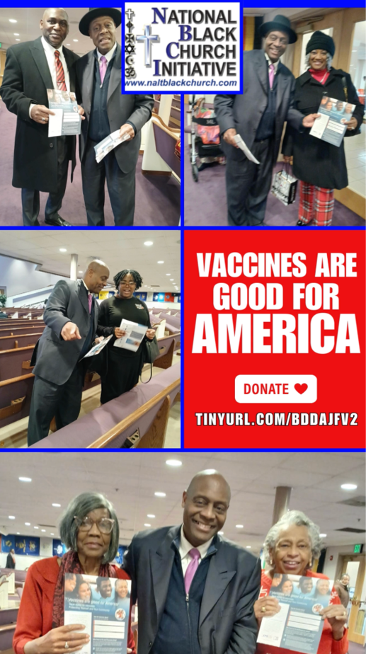 Vaccines are Good for America - Donate at tinyurl.com/bddajfv2