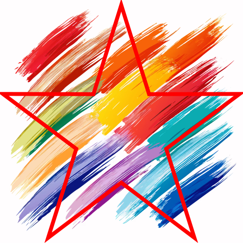 More paint garbage with a star this time